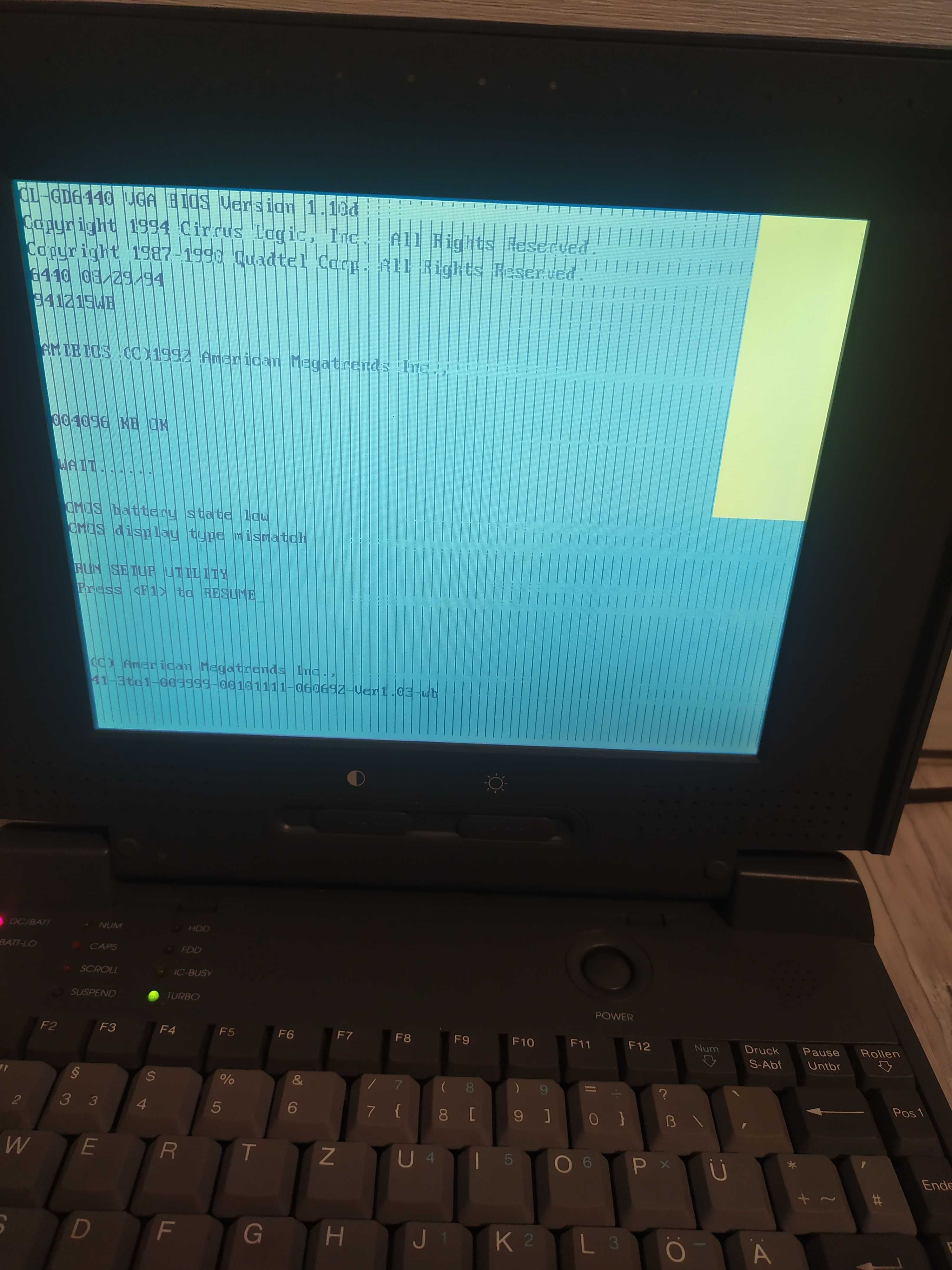 Retro Netbook 7500a 1991r okaz