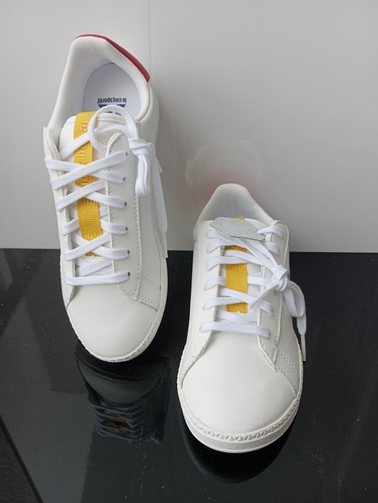 R. 35 Nowe Damskie buty sportowe Le coq sportif białe White