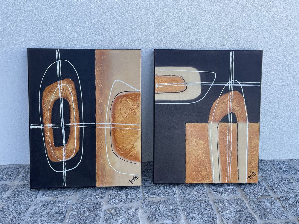 Quadros decorativos com assinatura