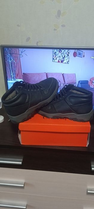 Ботинки зимние, р.38