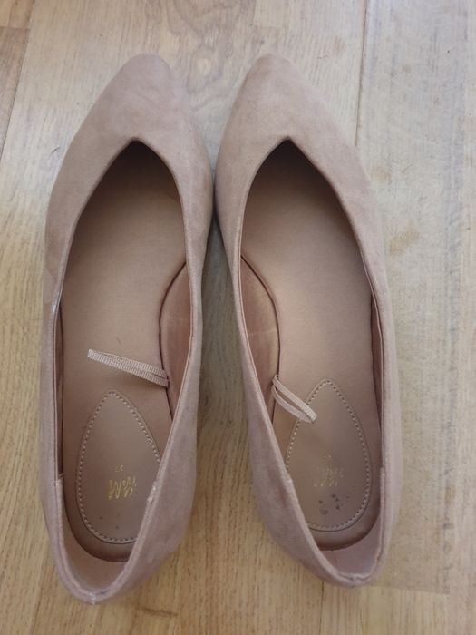 Туфли, балетки, замш