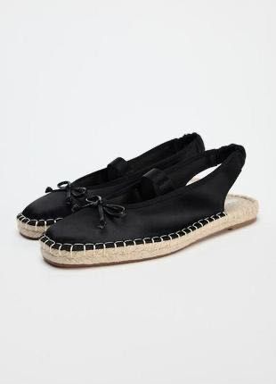 Эспадрильи черные Zara 38 р.
