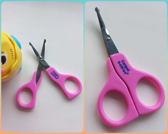 Ножиці для новонароджених манікюрні безпечні, Canpol, для дітей