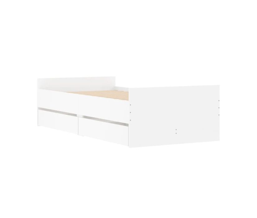 Cama Solteiro Branca