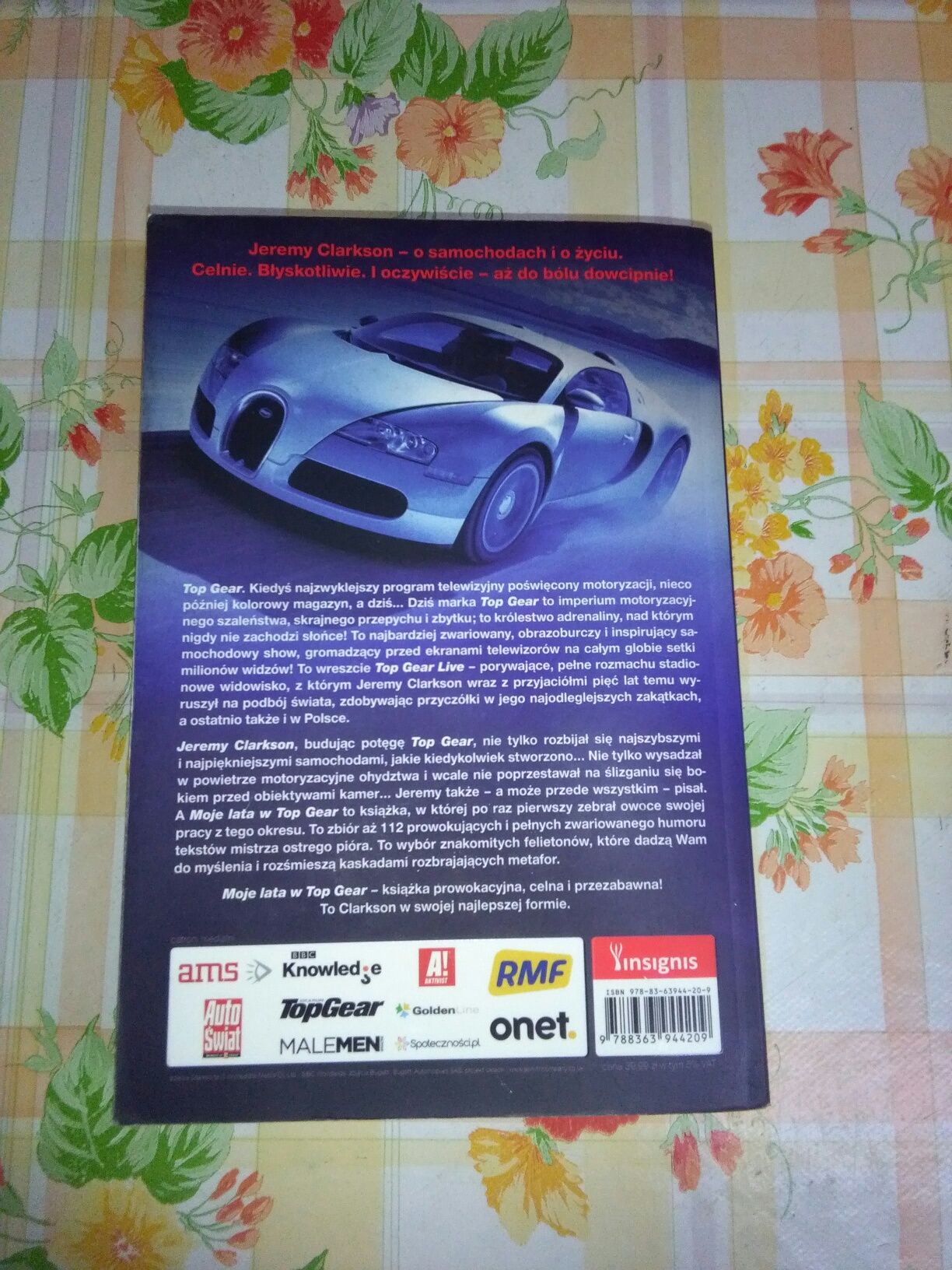Książka Clarkson "Moje lata w Top Gear"