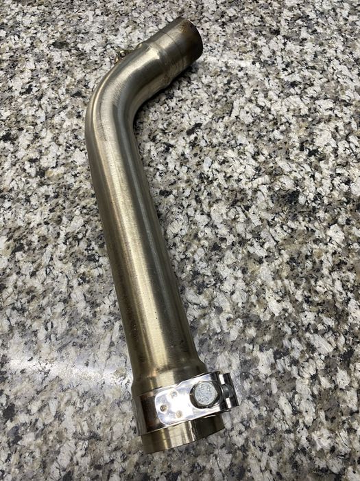 Tubo em inox para subtituição do catalizador da Fazer600