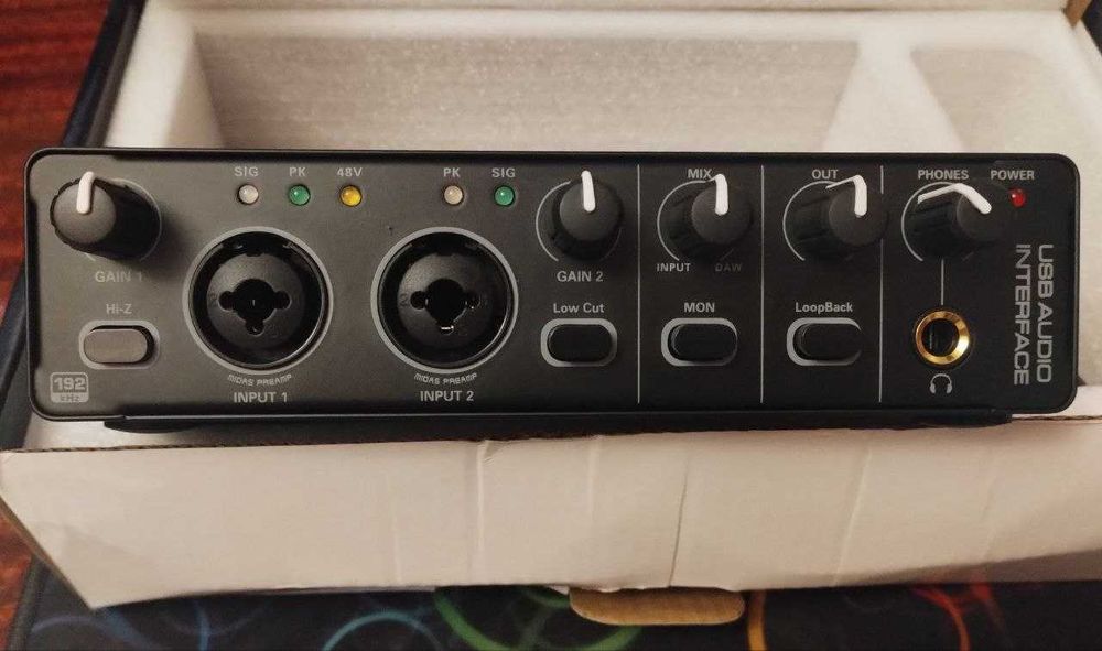 Аудиоинтерфейс Depusheng MD22, звуковая карта