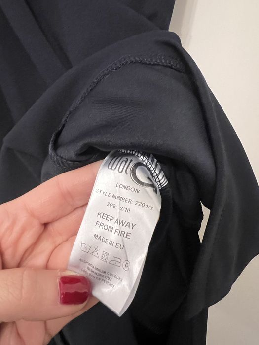 Walg sukienka na jedno ramie midi elegancka