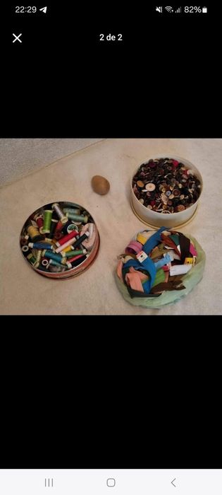 Caixas de Botões vários