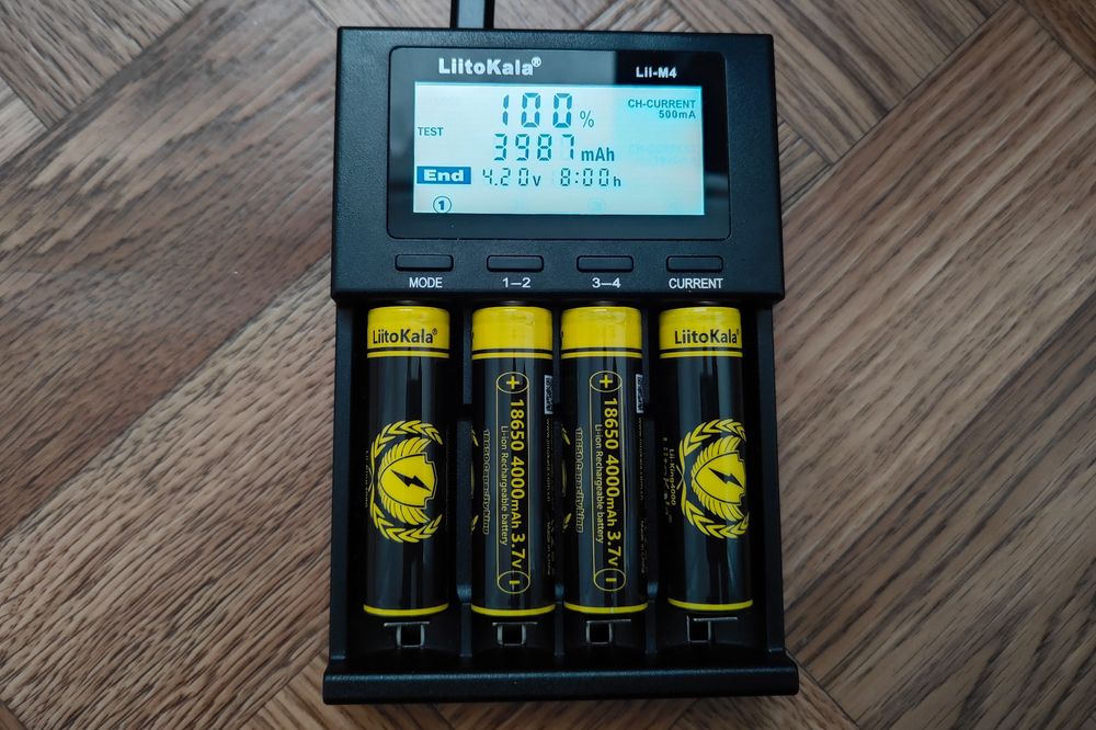 Акумулятор 18650 Liitokala King 4000 mAh Li-Ion 3.7V 12A MAX ємність!