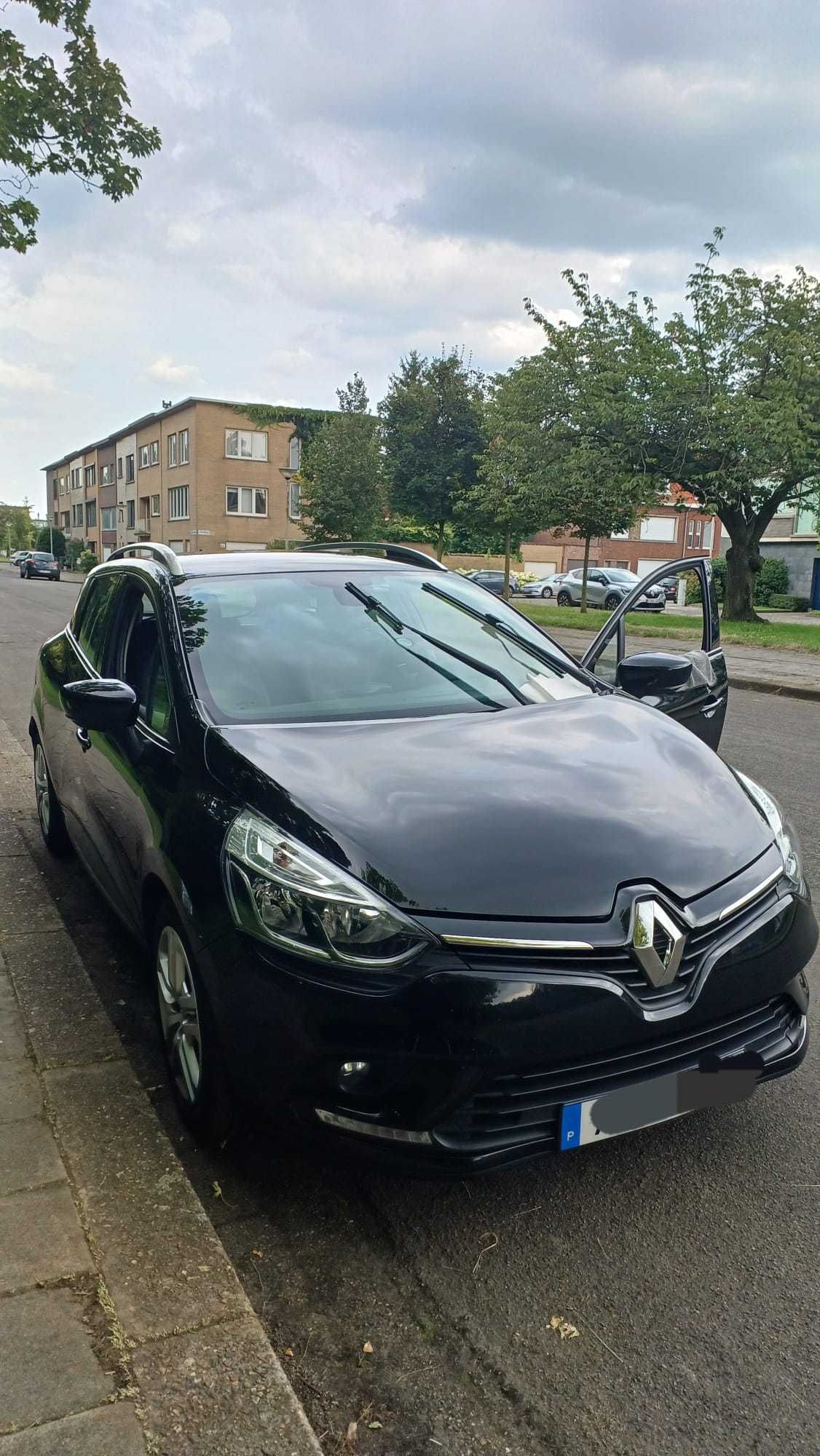 Renault clio 4 grandtour 2017 preto 1.5 dci 90cv