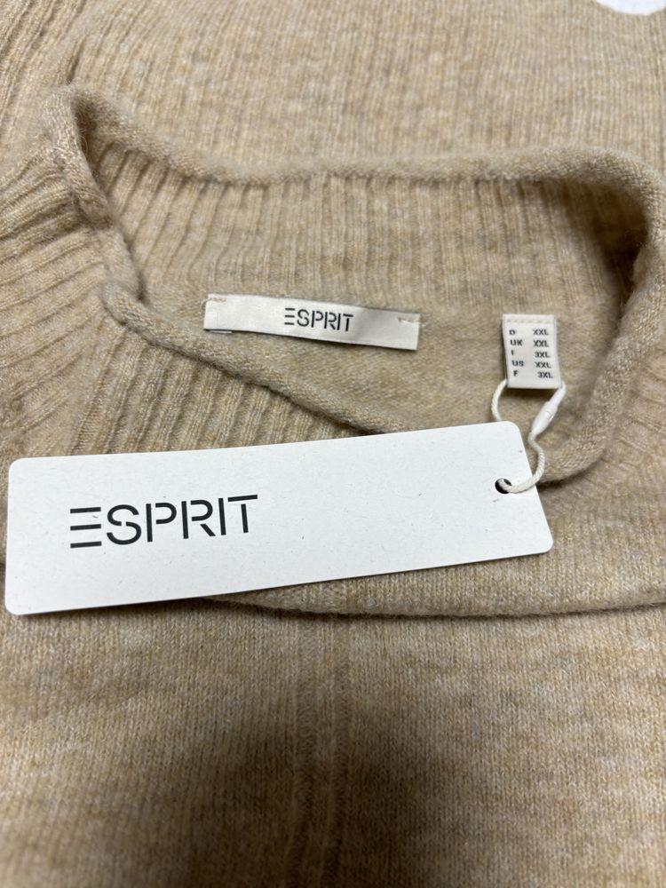 Sweter ESPRIT kolor welny r.XXXl /46/48,nowy