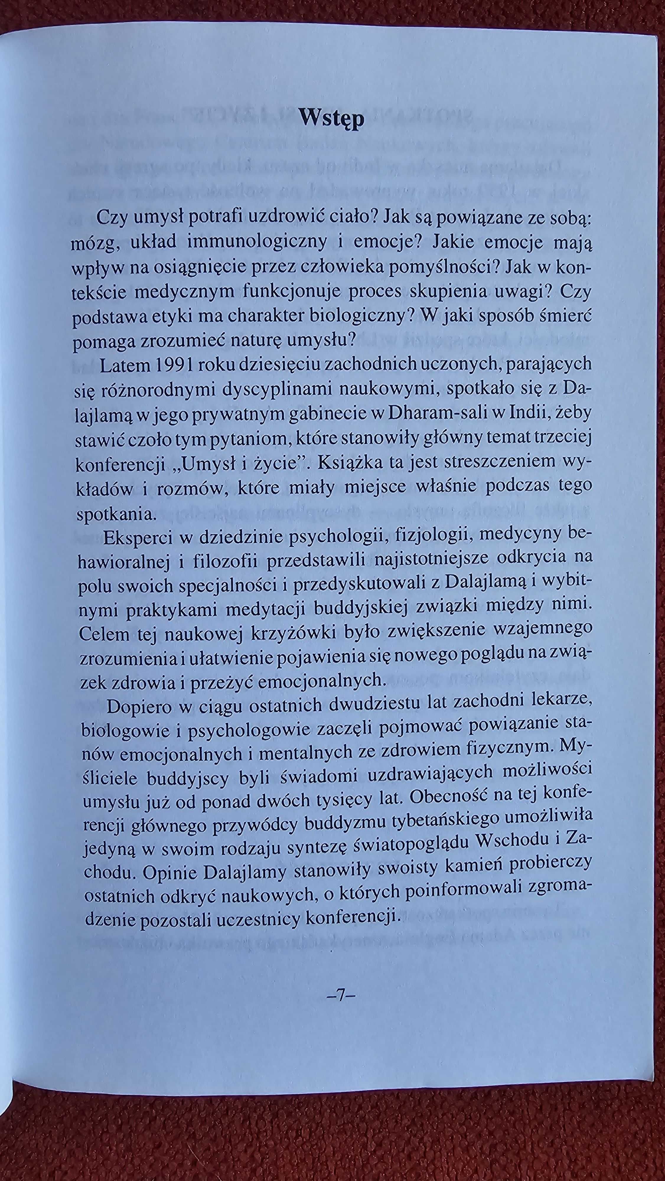 AF Uzdrawiające emocje Daniel Goleman Rozmowy z Dalajlamą SPIS