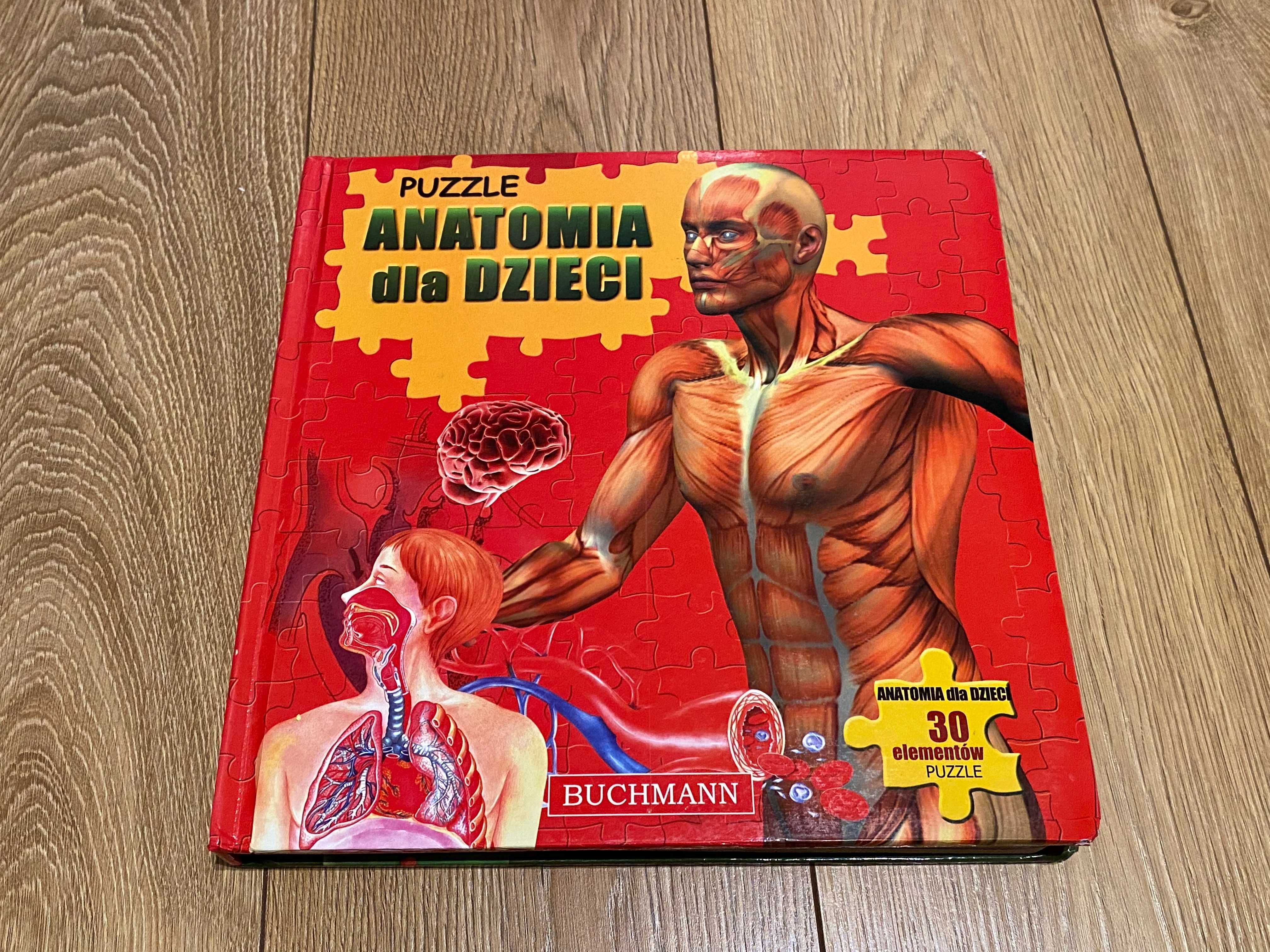 Książka edukacyjna Puzzle Anatomia Dla Dzieci