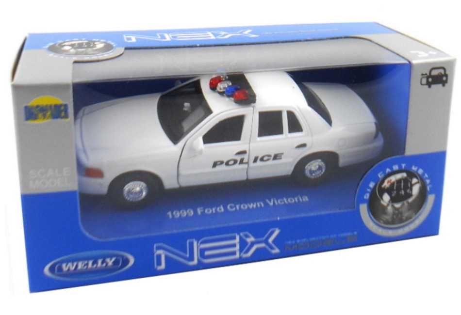 Ford Crown Victoria model Welly 1:34 Biała Policja