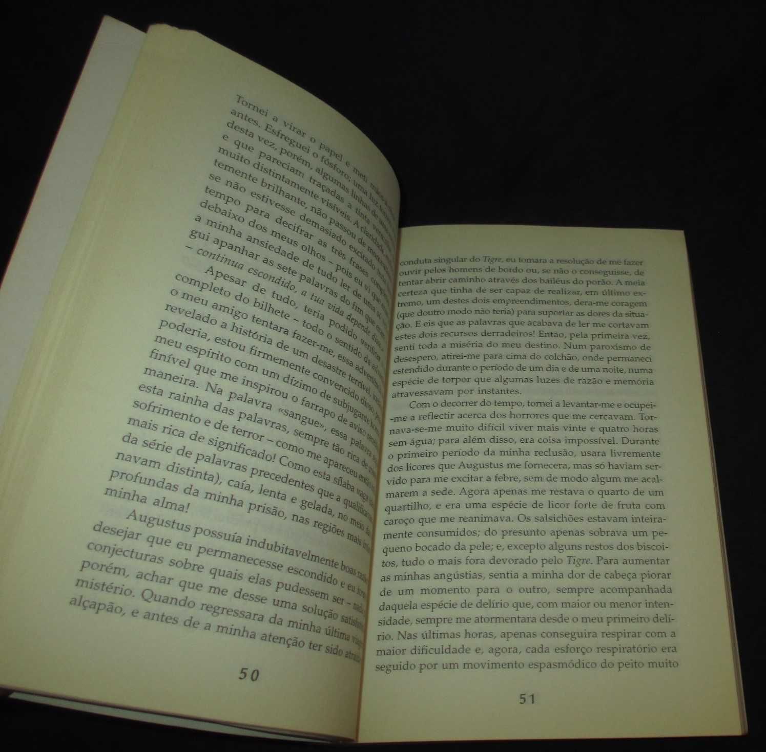 Livro As Aventuras Extraordinárias de Gordon Pym Edgar Allan Poe