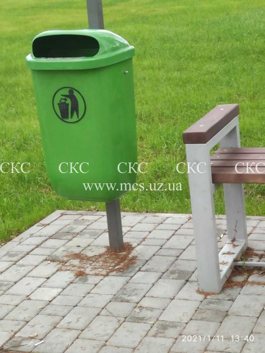 бак урна контейнер мусорный сміття ТПВ 120, 240 1100 літрів