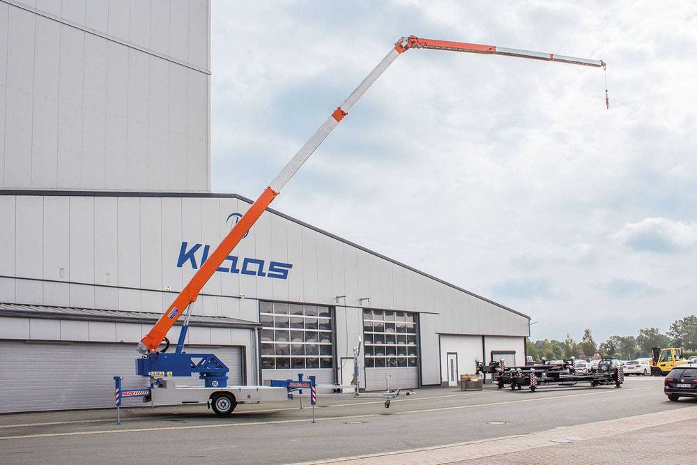 Klaas K400 RSX, diesel, dźwig dekarski na przyczepie DMC 3,5t, . nowy