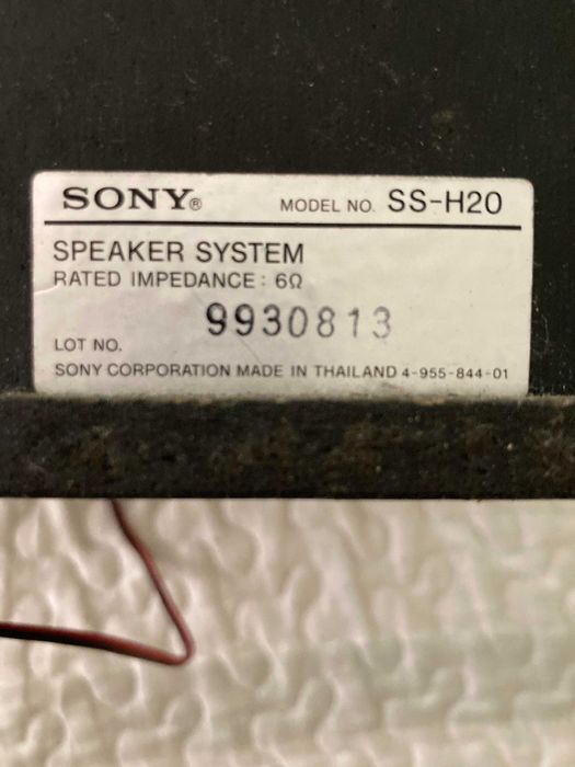 Colunas Sony SS-H20