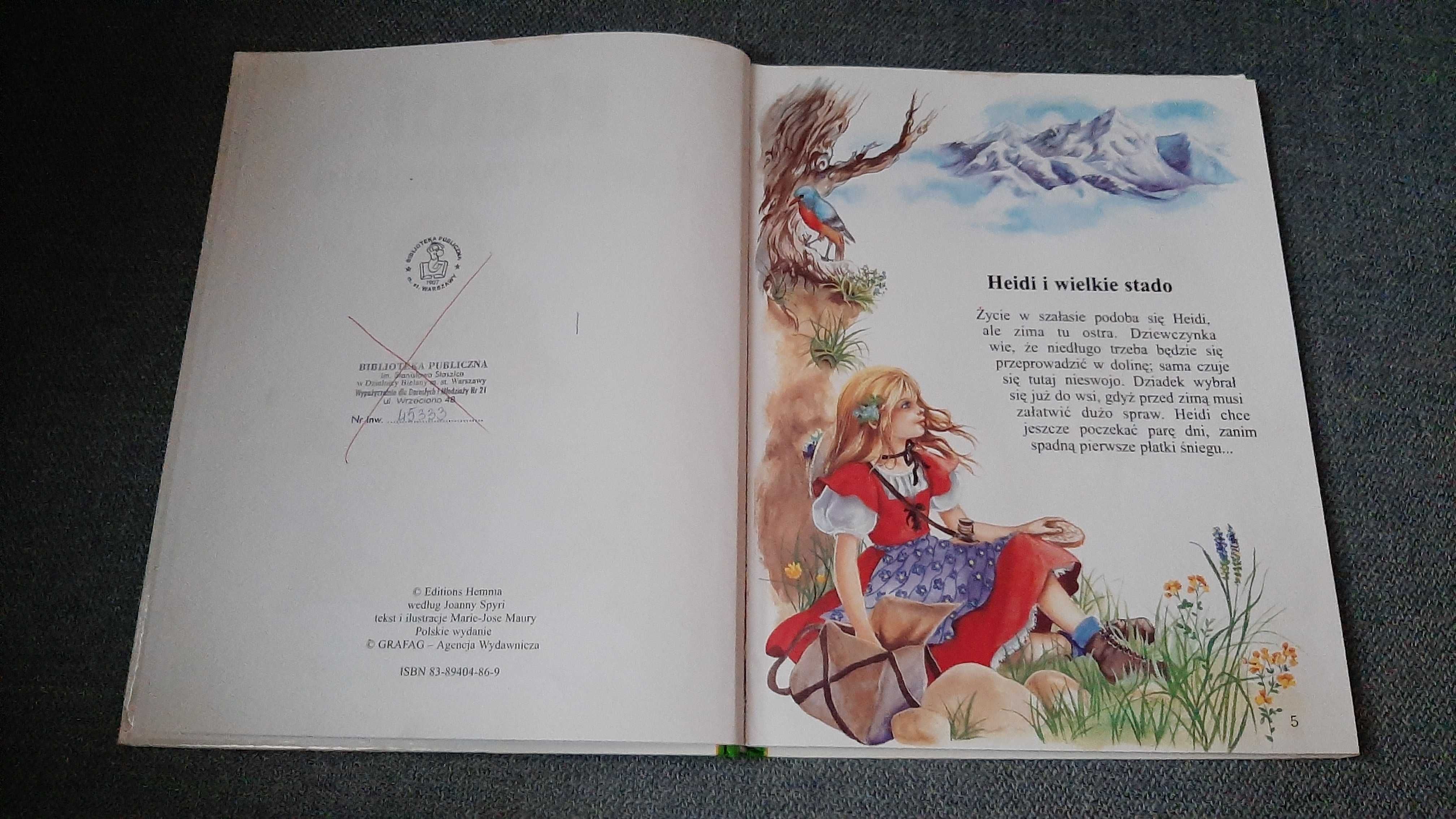 Marie-José Maury Heidi i jej przyjaciele 5 surowa zima wysoko w górach