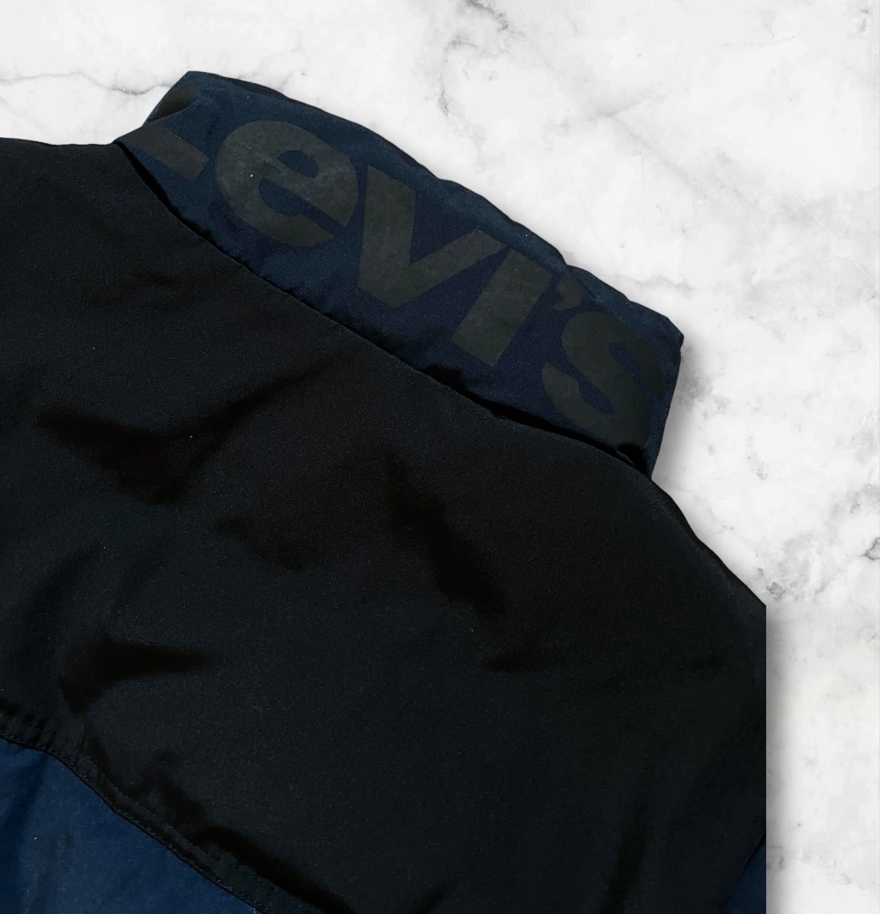 -55%$ S 44 Levis пуховик синий куртка парка чоловічий мужская левайс