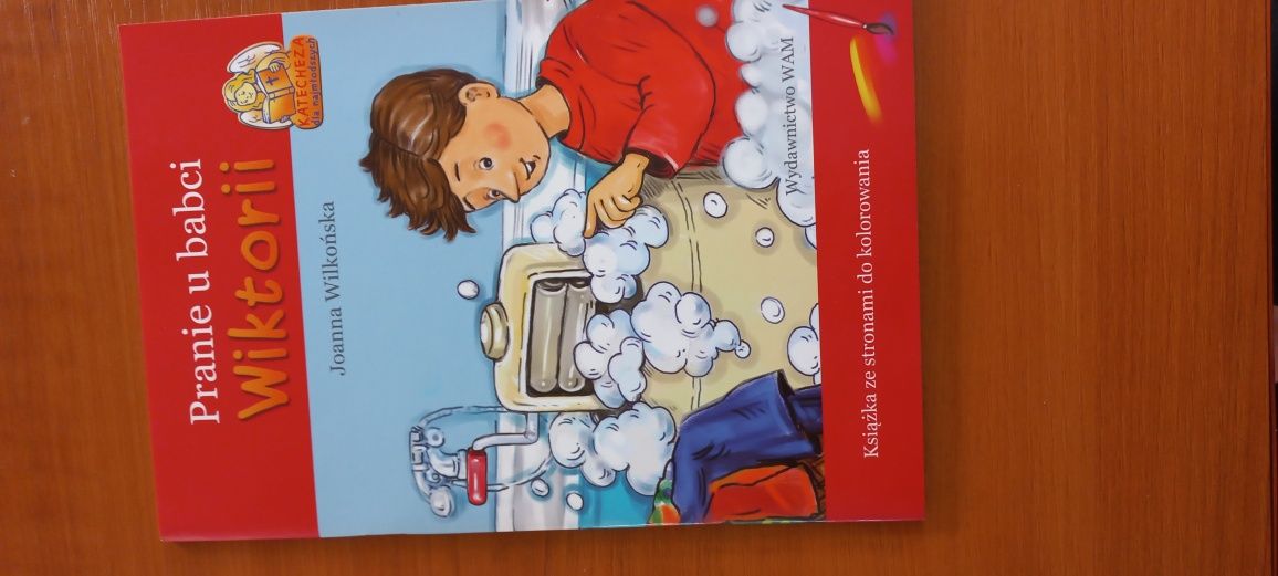 Książeczka dla dzieci pranie u babci Wiktorii