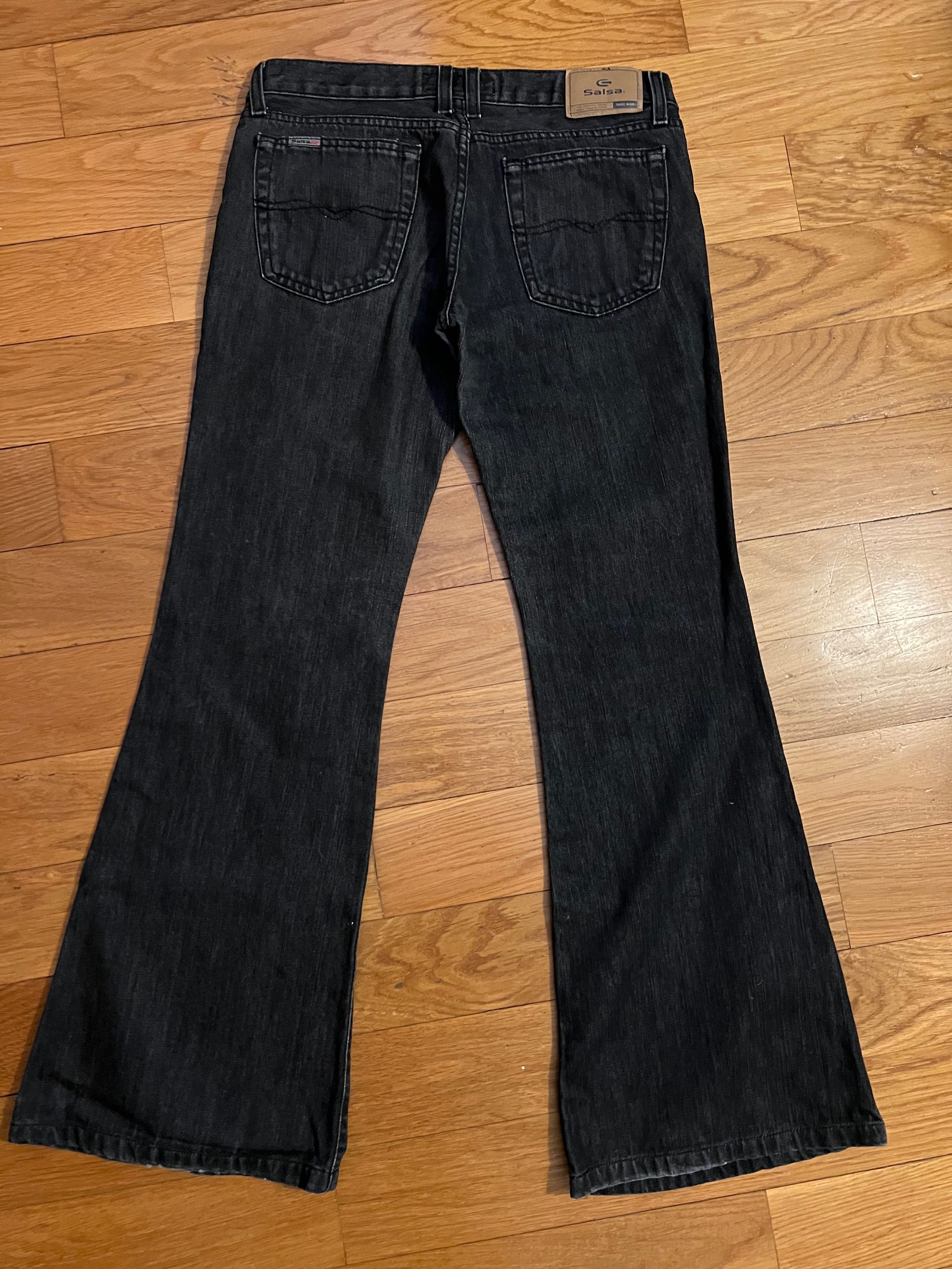 Calça Jeans Flare - Preto - Salsa -  L/40/12 Excelente estado