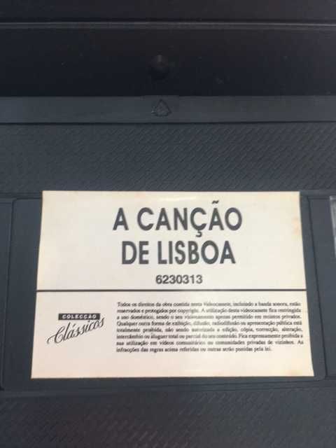 A Canção de Lisboa - VHS - oferta dos portes