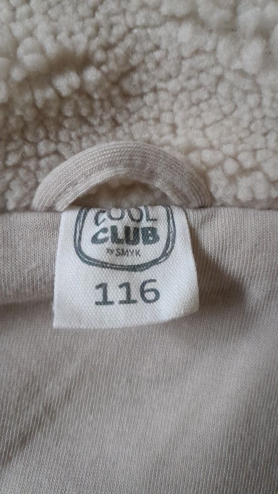 Ciepła bluza chłopięca Cool Club rozmiar 116