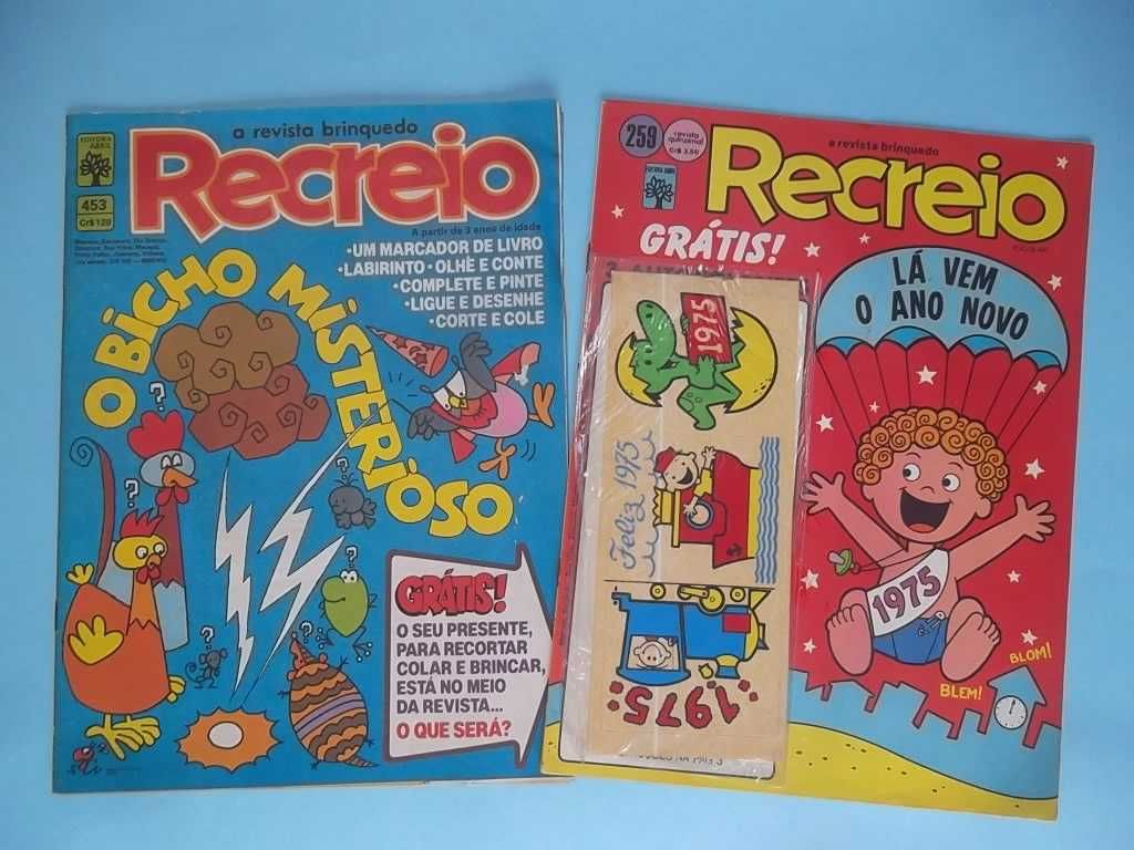 2 Revistas "RECREIO" com BRINDES