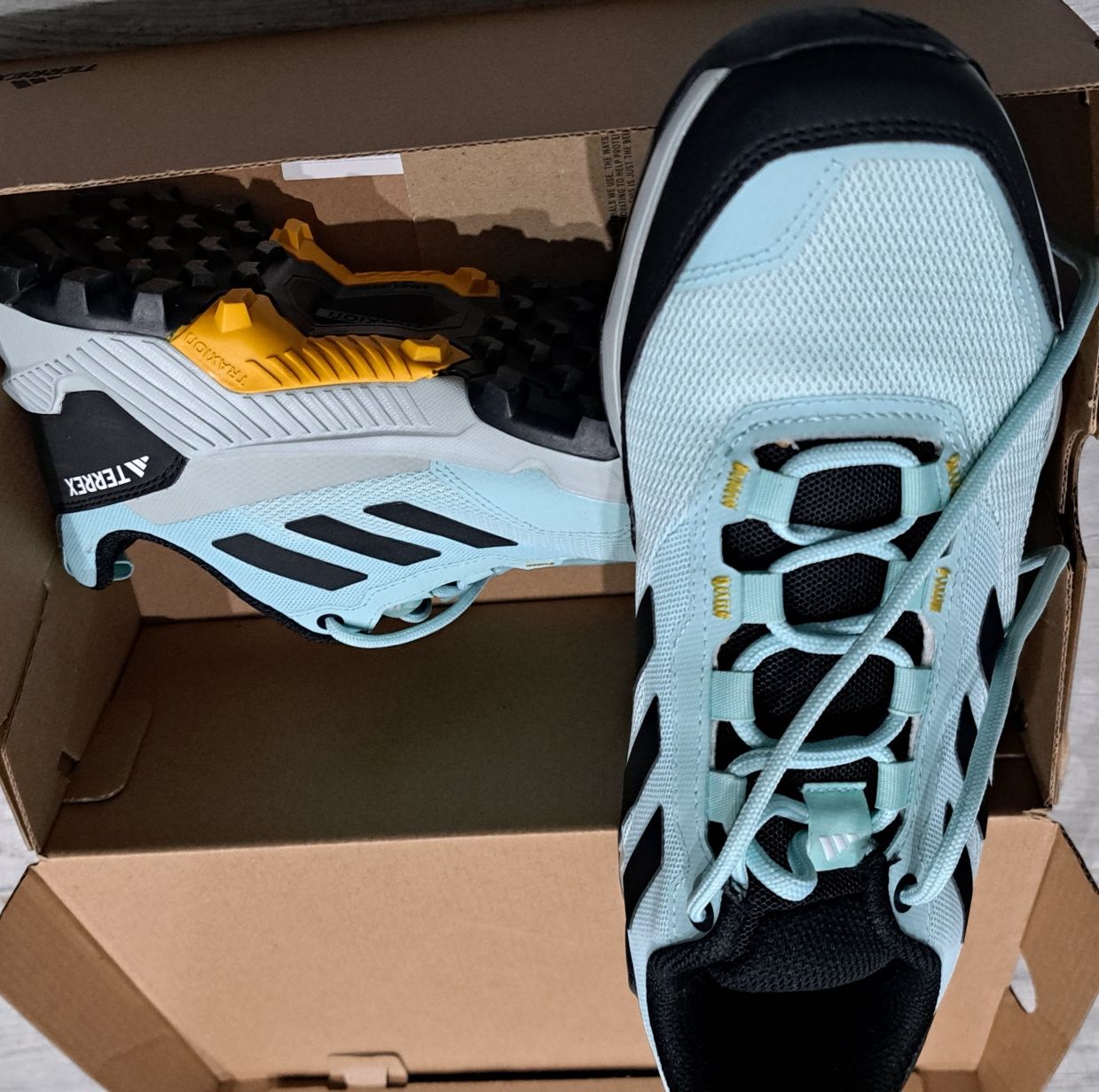 Buty adidas terrex eastril 39 1/3 miętowe trekkingowe turystyczne now