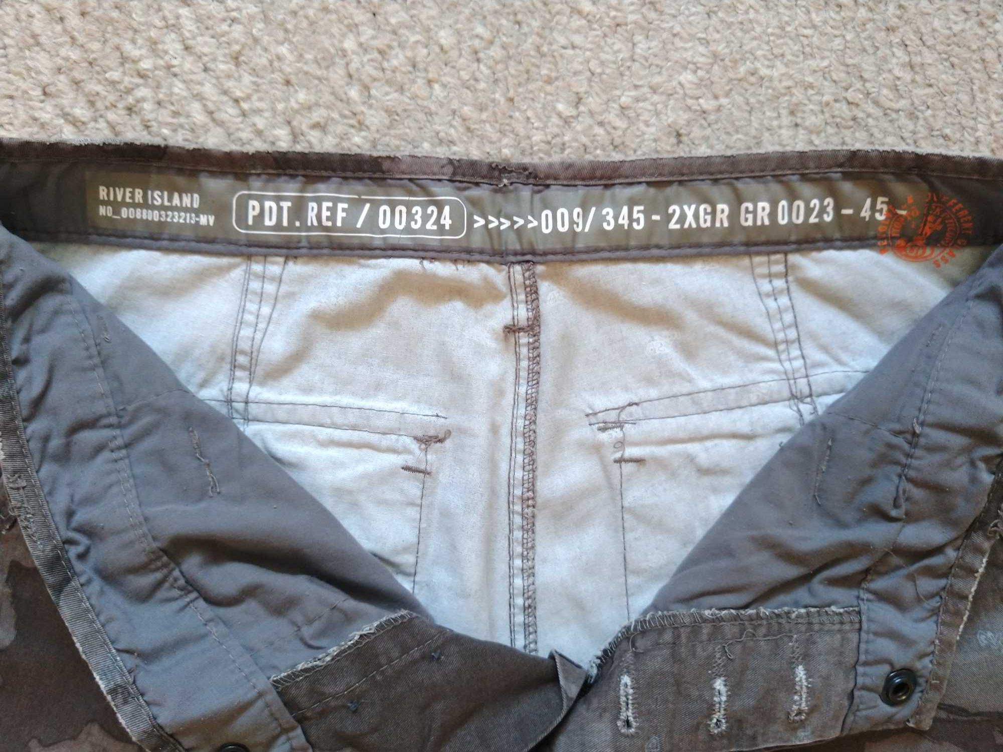 Шорти мілітарі карго River Island 30. original (нові) Crosshatch 36.