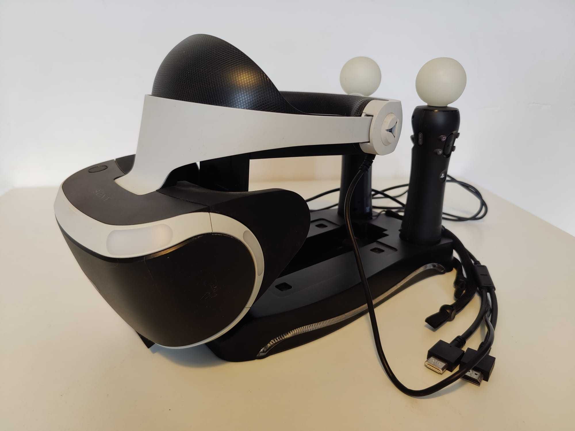 GOGLE PLAYSTATION VR KOMPLET w wersji pod PS5 i PS4 z trzema grami.