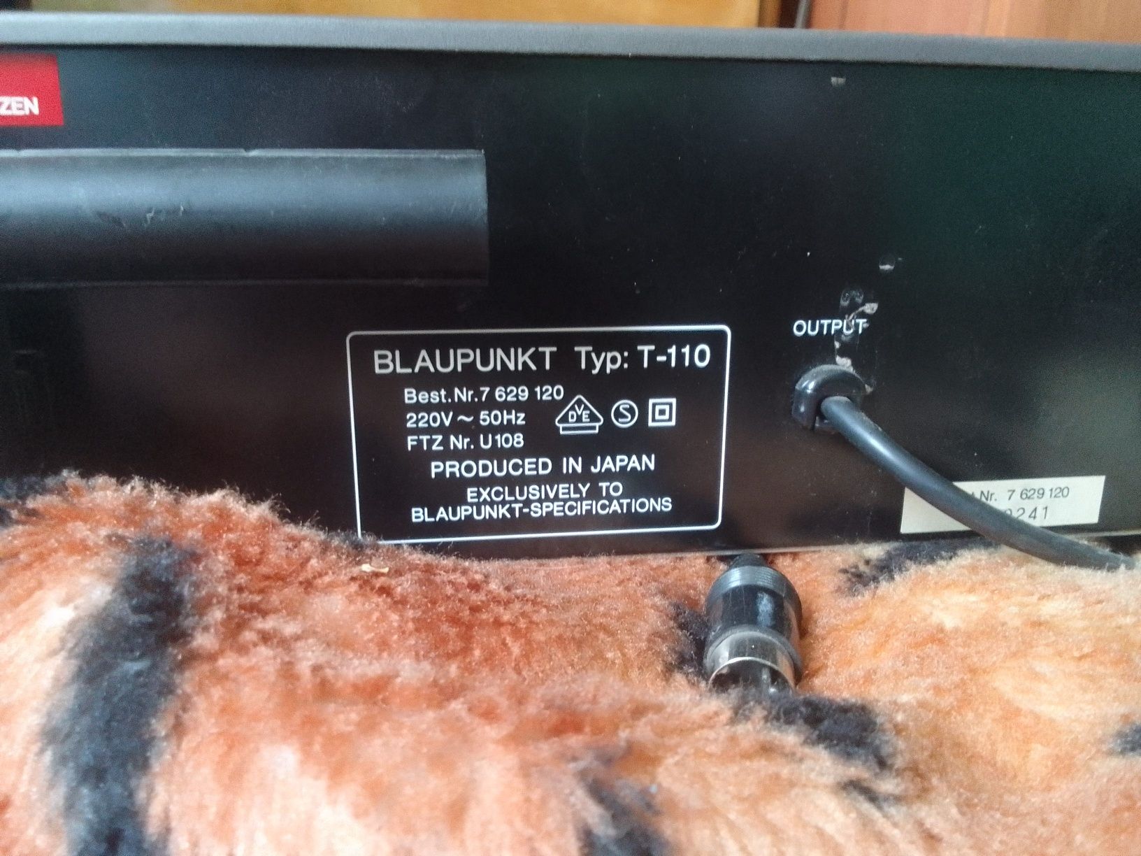 Zestaw Blaupunkt cassete deck i tuner