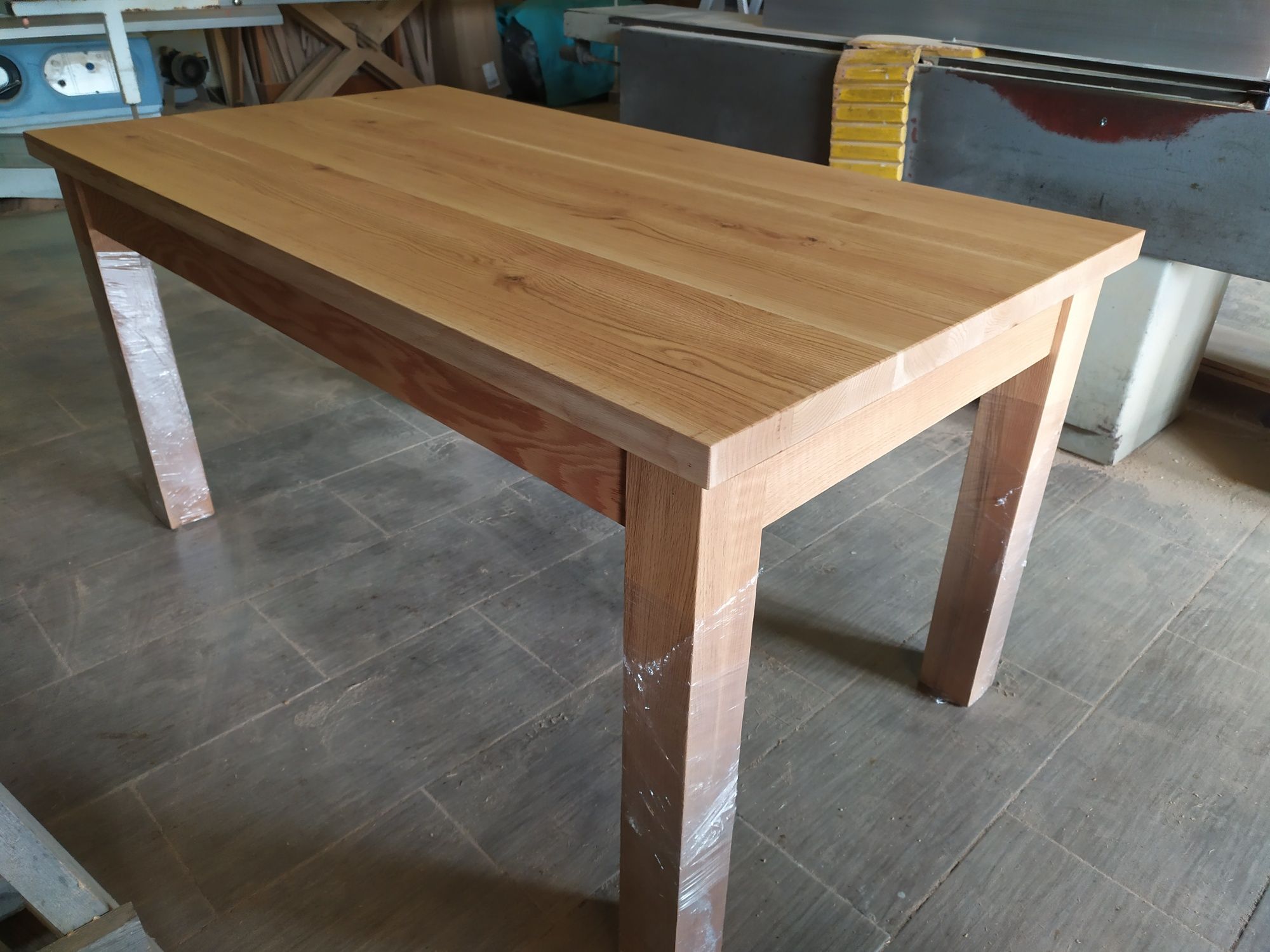 Stół dębowy -nowy , lite drewno 155x85