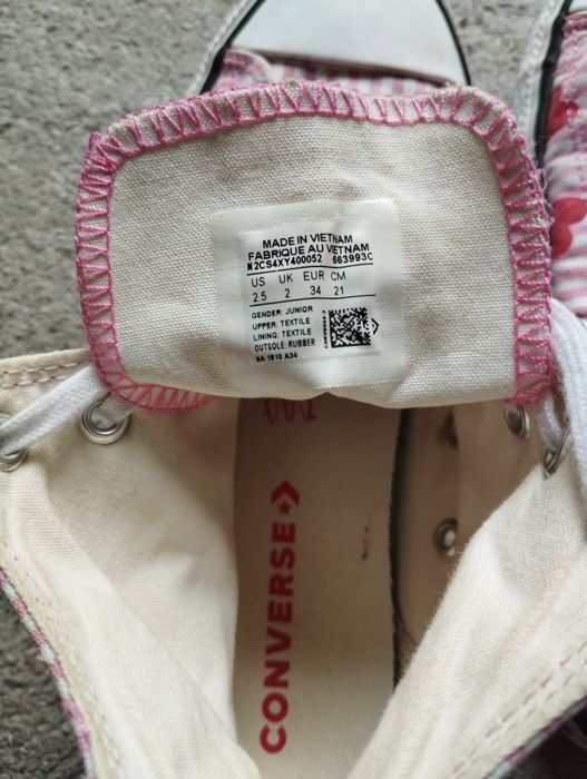 Trampki Converse dziewczęce