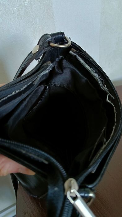 Czarna torebka Peelle skóra