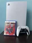 PS5 825Gb, c/comando, c/Spider-Man 2, c/caixa