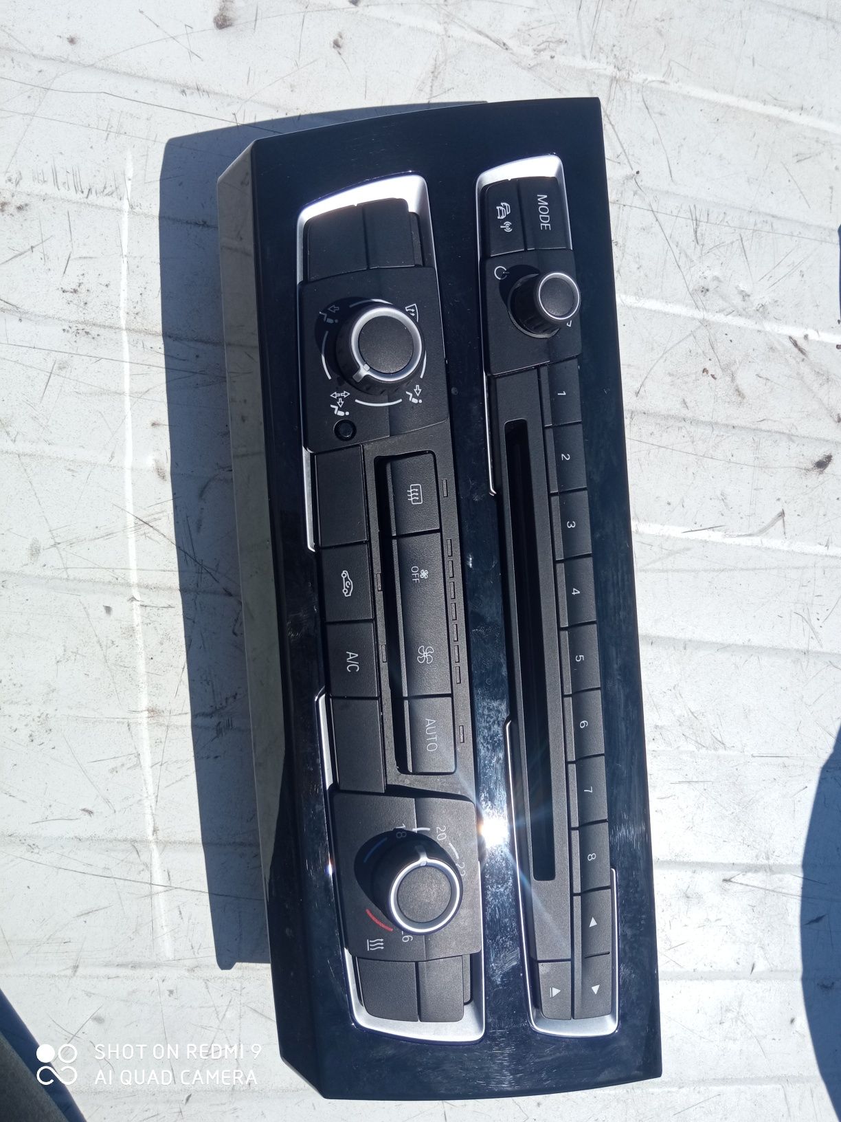 Panel klimatyzacji radia BMW F22
