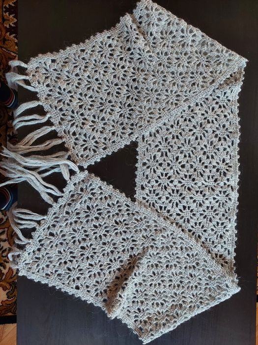 Шарф натуральна нитка