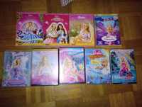 Barbie dvd bajki filmy płyty 9 sztuk