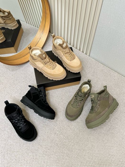 Зимові кросівки ugg з  хутром ботинки угг уггі кроссовки зимние