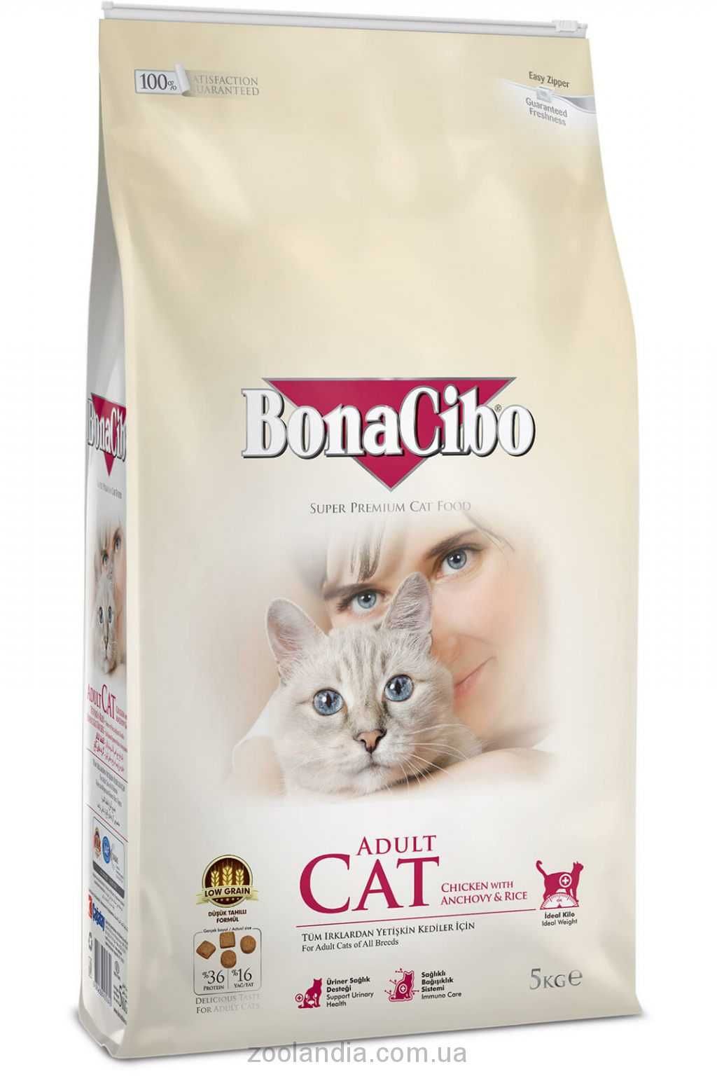 Bonacibo Adult Cat (Бонасибо) корм для взрослых котов всех пород 5кг