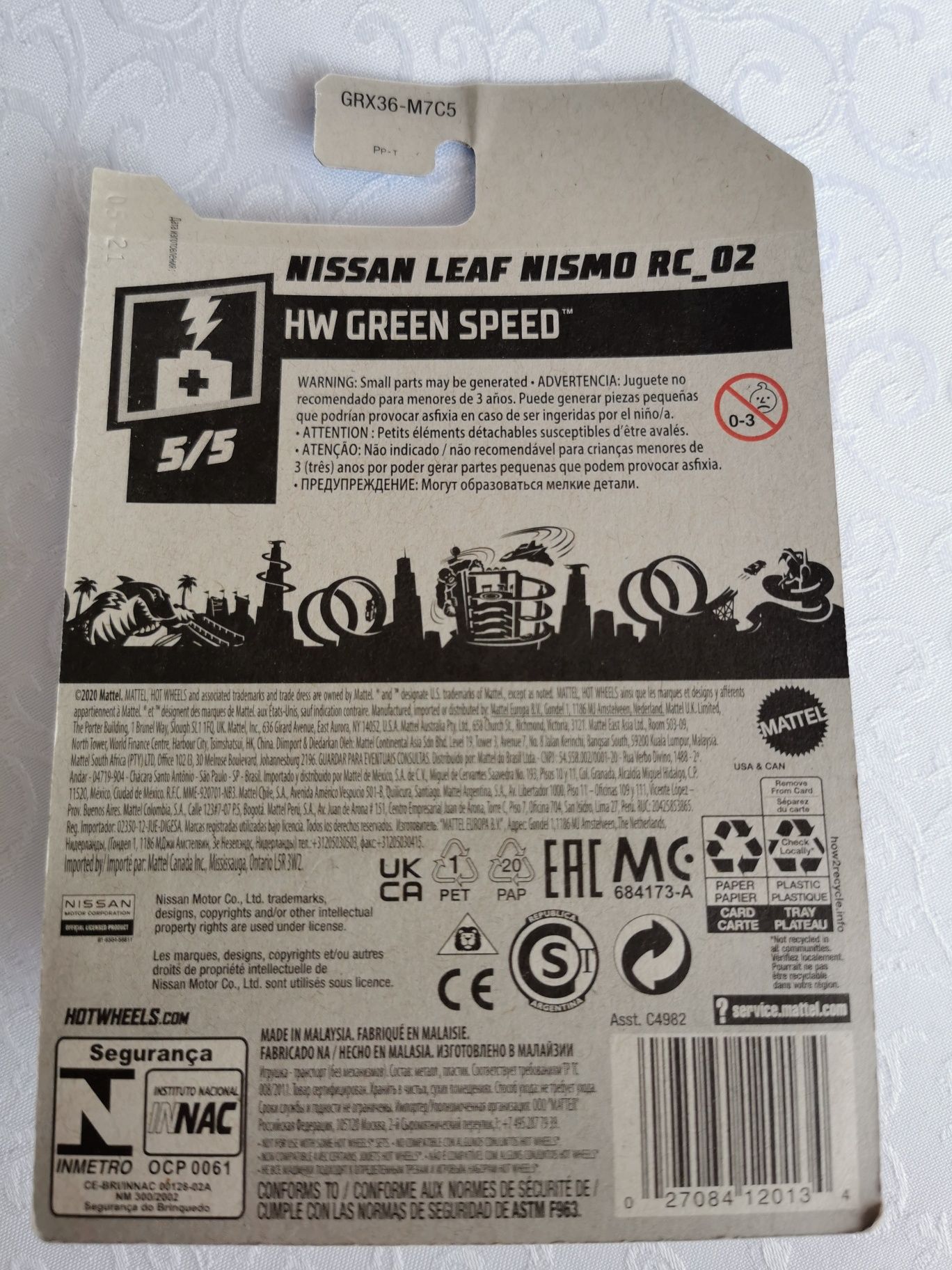 Hot Wheels Nissan Leaf Nismo RC_02 5/5 217/250