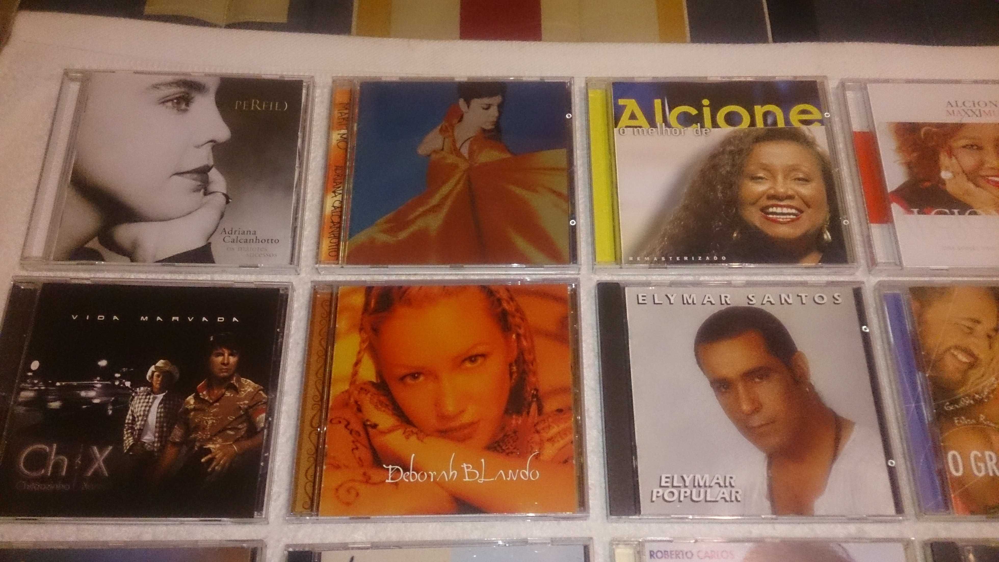 música brasileira, calcanhotto, alcione, jobim, terra samba -vários cd