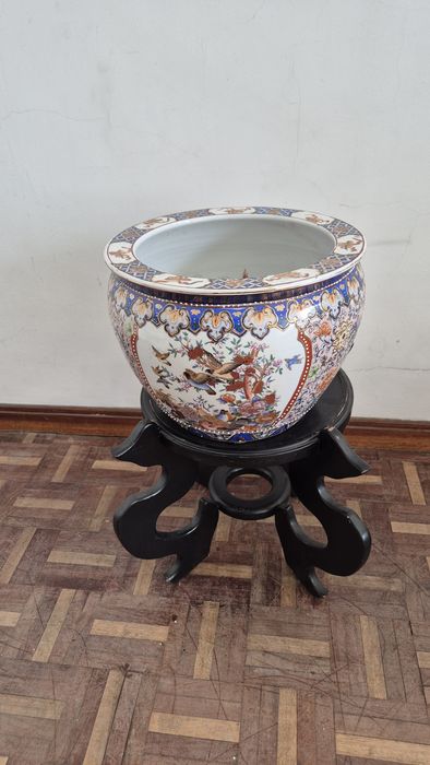 Vaso decorativo pintado à mão