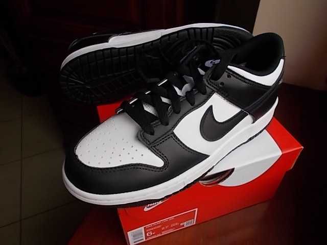 (roz. 38,5 -24 cm) Nike Dunk Low Black White 2021 Jordan 1 Dunk Panda