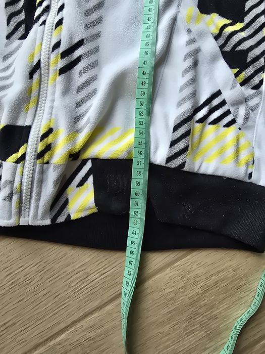 Protest bluza na zamek polarowa czarno żółta rozm M