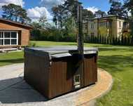 Balia ogrodowa Jacuzzi z piecem Gorąca beczka Hot Tube dla 2-8 osób