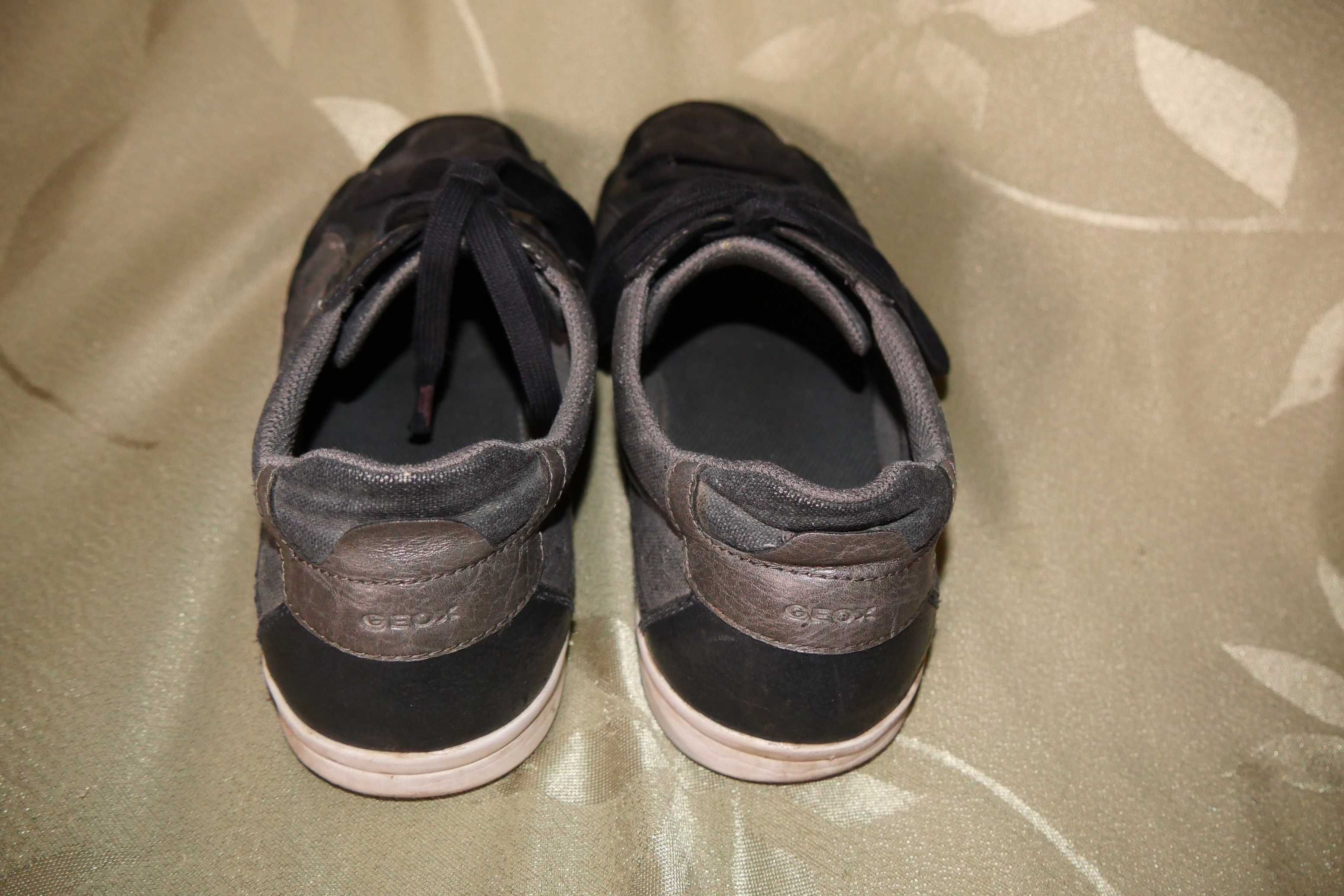 Buty sneakersy półbuty tenisówki trampki granatowe szkolne Geox 42